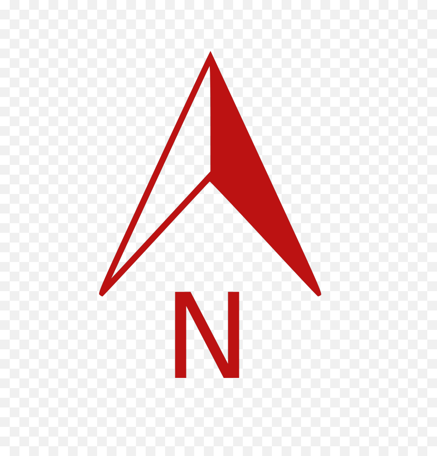 Png North Arrow Transparent Arrowpng Images Pluspng - Red North Arrow,Small Arrow Png