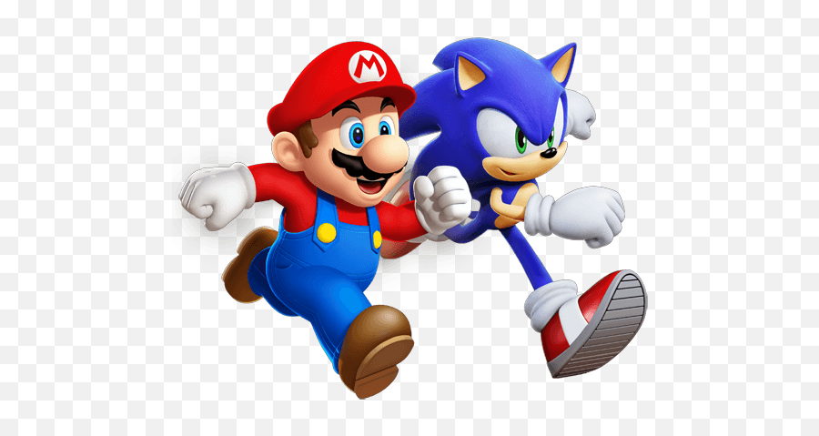 Sonic - Mario And Sonic Running Png,Sonic Running Png