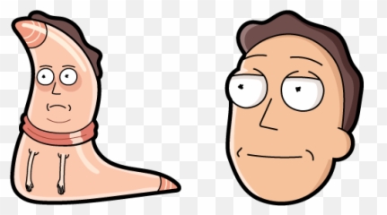 Rick And Morty Jerrys Mytholog Cursor - Jerry Png Rick And Morty,Pickle Rick Face Png