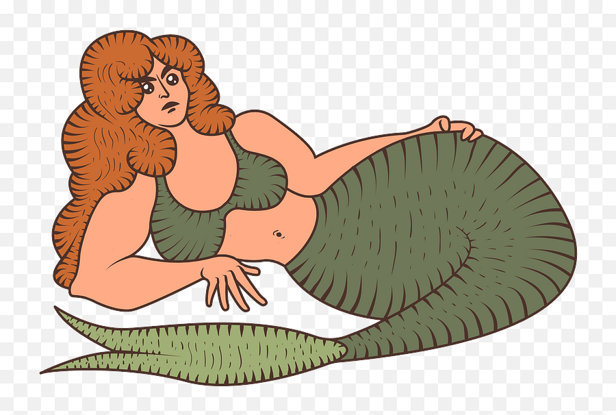 Mermaid Clipart - Cartoon Png,Mermaid Clipart Png