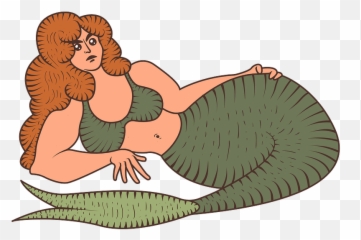 Mermaid Clipart - Cartoon Png,Mermaid Clipart Png