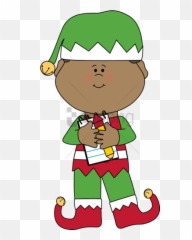 Download Free Png Elf Boy Image - Black Clipart