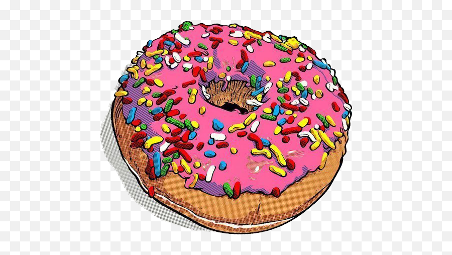 Simpsons - Food Png,Donut Png