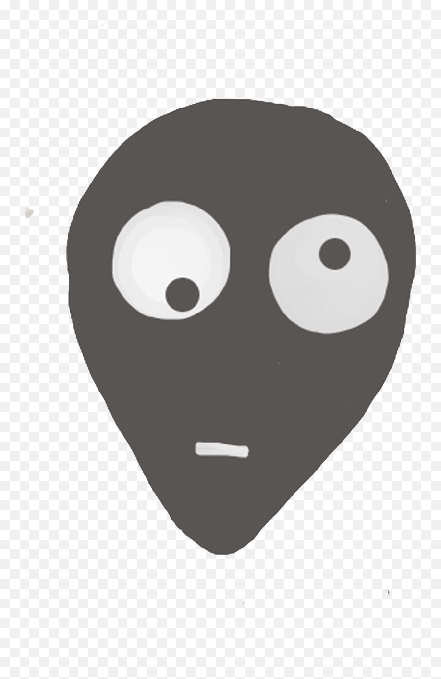 Download Hd Stickers Derp Alien Png - Sleep Mask,Derp Face Png