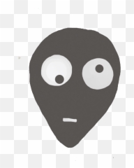 Download Hd Stickers Derp Alien Png - Sleep Mask,Derp Face Png