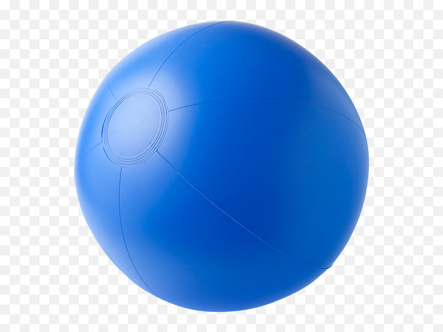 Solid Colour Inflatable Beach Ball Blue Chip Branding - Aerobics Png,Beach Ball Transparent