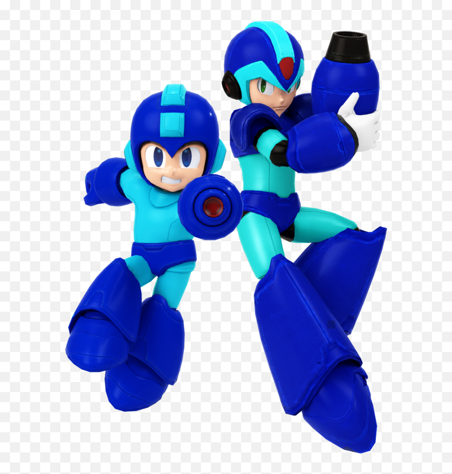 Mega Man And X Render By Kamtheman56 - Megaman X Render Mega Man And Mega Man X Png,Mega Man Transparent