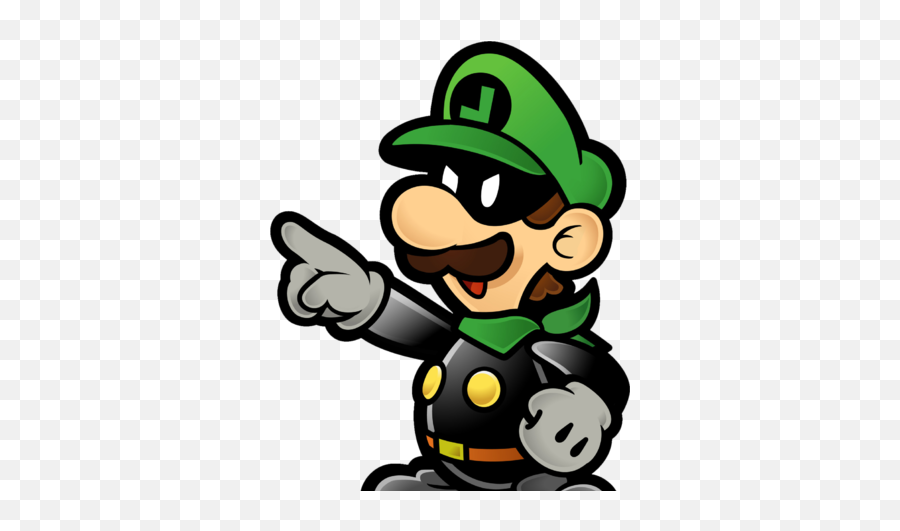 Mr - Super Paper Mario Luigi Png,L Transparent