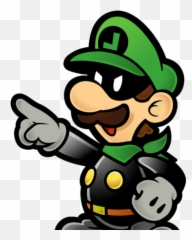 Mr - Super Paper Mario Luigi png