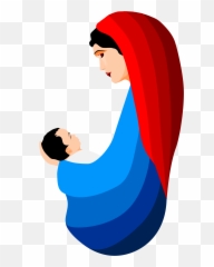 Catholic Christian Christmas - Free Vector Graphic On Pixabay Mary Mother Of Jesus Clipart Transparent Backgrounds Png,Nativity Png
