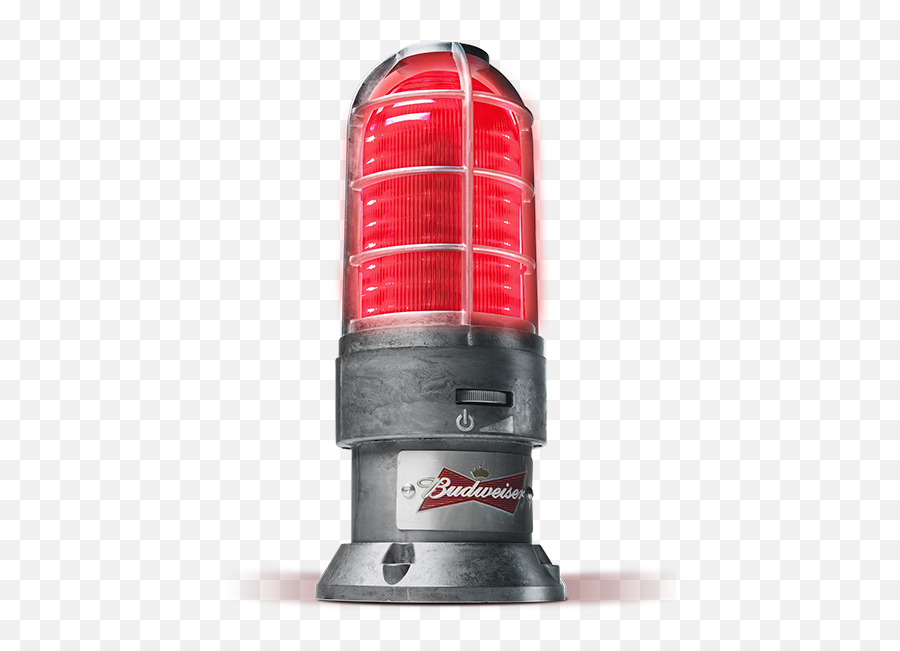 Budweiser Red Light Png Image - Bud Light Hockey Goal Light,Red Light Png