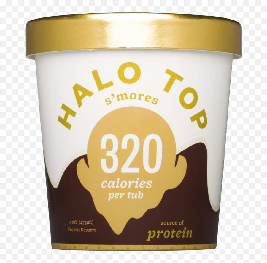 Download Halo Top Smores 473ml - Halo Top S Mores Ice Cream Png,Smores Png