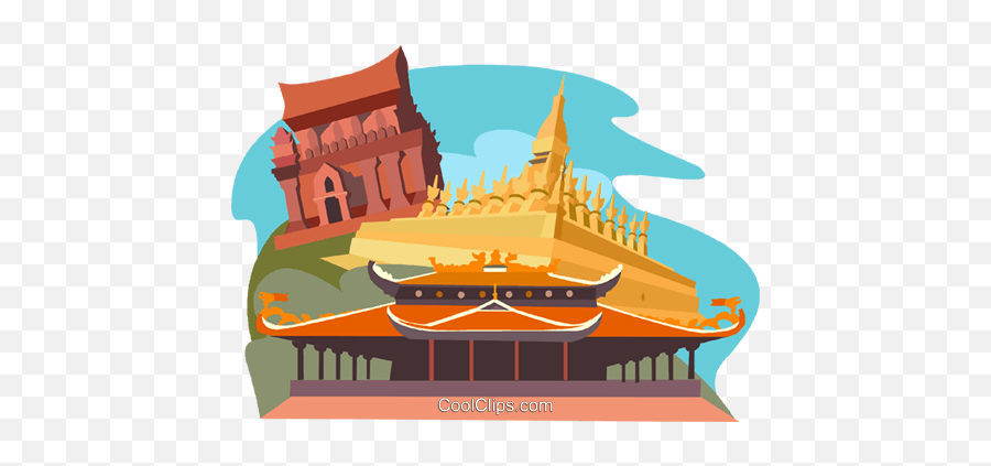 Download Vietnam U0026 Laos - Temple Buddha Clipart Cute Cartoon Laos Png,Cute Cartoon Png
