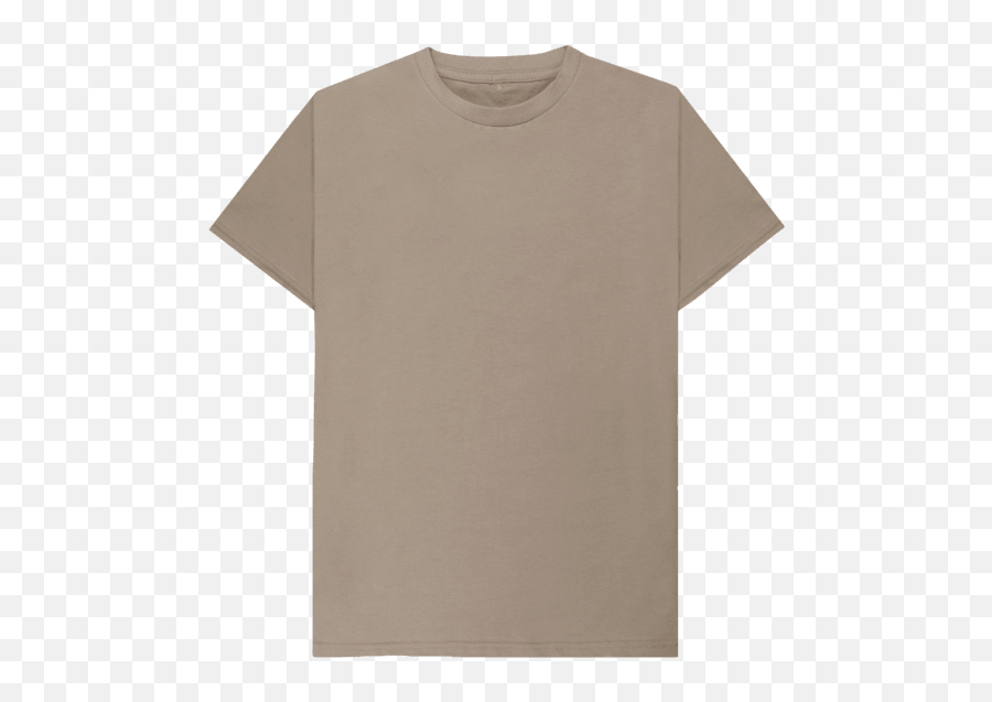 Tan Plain Organic T Shirt Baju Kaos Ide Kostum Aesthetic Tshirt Png - shirt Template Png