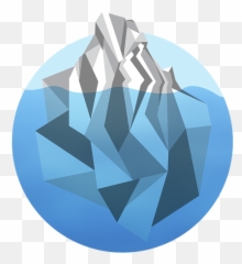 Antarctic Iceberg T - Shirt Geometric png