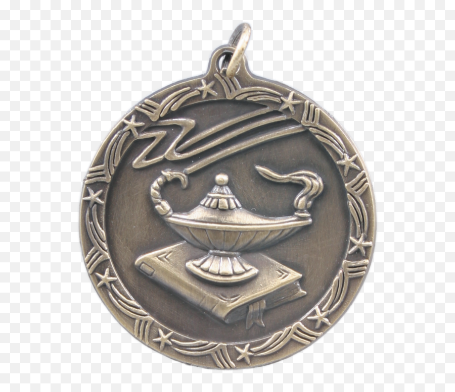Lamp Of Knowledge Shooting Star Medal - Medal Png,Shooting Star Logo