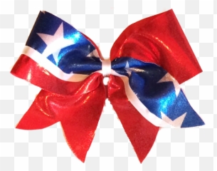 Cheerleading Accessories - Red Whte and Blue Bow Transparent White And png