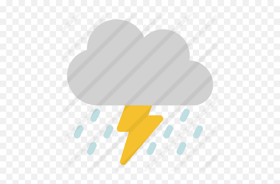 Thunderstorm - Free Weather Icons Horizontal Png,Thunderstorm Png