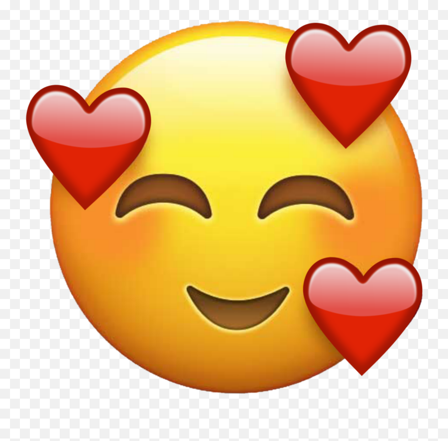 Emoji Emojis Hearts Tumblr Iphone Png - Emoji Png Heart Eyes,Heart Emojis Transparent