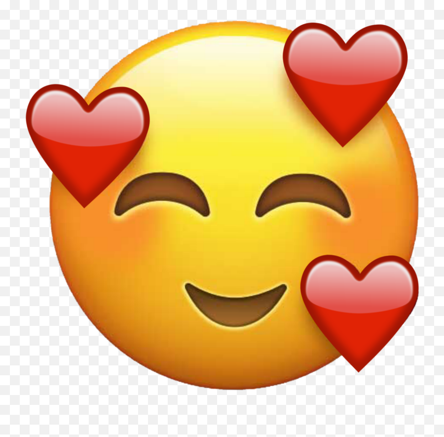 Emoji Emojis Hearts Tumblr Iphone Png - Emoji Png Heart Eyes,Heart