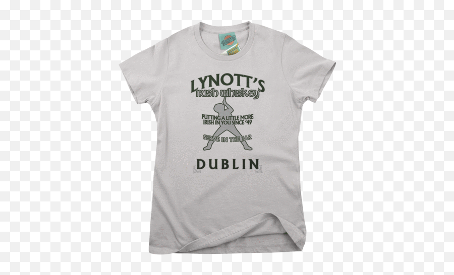 Phil Lynott Lynotts Irish Whiskey Thin - Short Sleeve Png,Thin Lizzy Logo