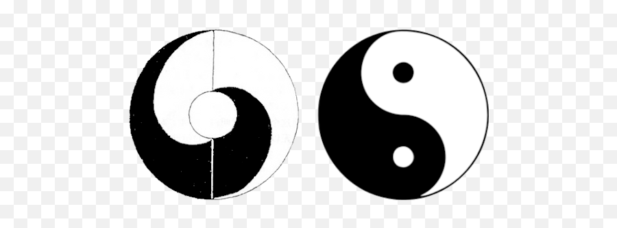 Download Hd An Old And Modern Right Version Of The Tai Chi - Free Tai Chi Symbol Png,Yin Yang Symbol Png