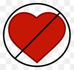 Love Clipart Relationship - Crossed Out Heart Png,Crossout Png