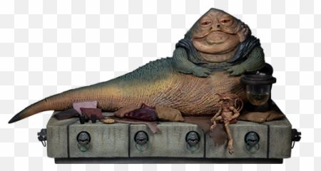 Jabba The Hutt And Throne Deluxe - Sideshow Jabba Png,Jabba The Hutt Png