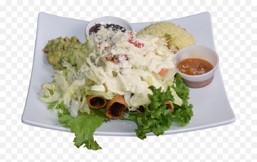 4 Flautas Con Arroz Y Frijoles - Taquito Png,Arroz Png