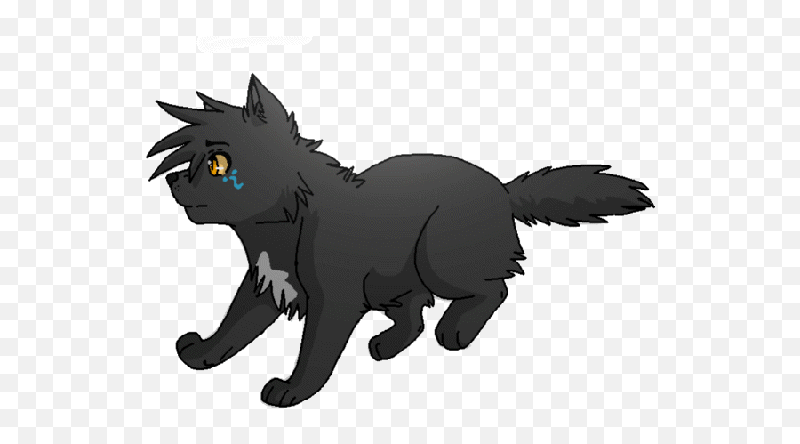 Transparent Background Anime Gif - Anime Black Wolf Pup Png,Anime Gif Transparent