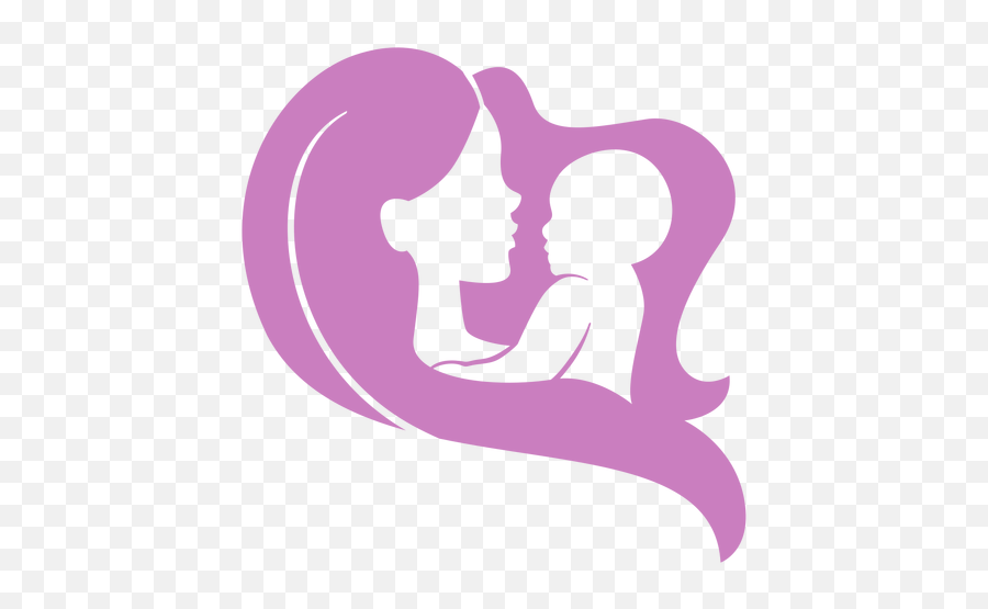 Beautiful Mother And Baby Abstract - Transparent Png U0026 Svg Mother And Baby Vector Png,Beautiful Png