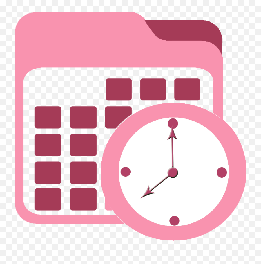 Book Appointment Icon 348917 - Free Icons Library Transparent Pink Calendar Png,Pink Clock Icon