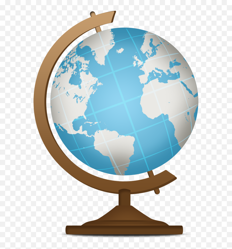 Globe Geography Clipart Computer Icons Clip Art - Png Blue Globe On Stand Clipart,Internet Globe Icon Png