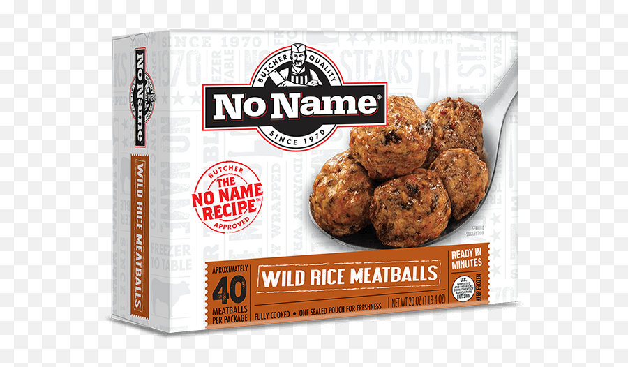 No Name Wild Rice Meatballs - No Name Meats No Name Salmon Salsa Png,Meatball Png