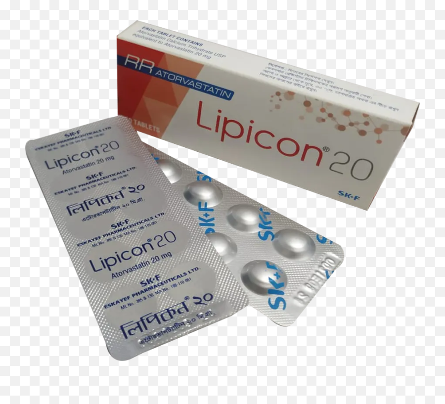 Lipicon 20 Tablet View Uses Side Effects Price From Our - Pill Png,Side Effects Icon