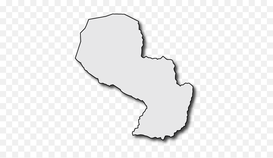 World Map Outline Png United States And - Asuncion Paraguay On Map,United States Outline Png