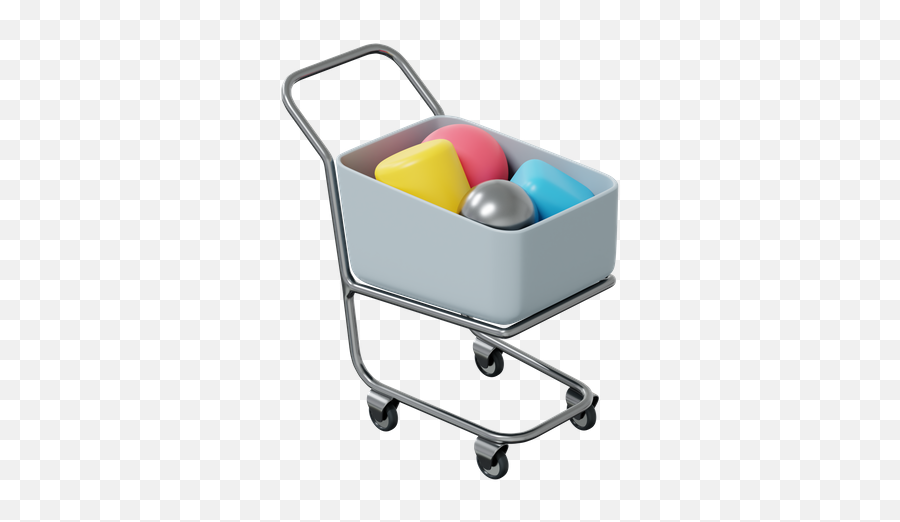 Shopping Cart Icon - Download In Isometric Style Empty Png,Shopping Cart Icon