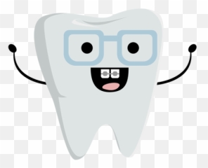 Happy Nerdy Tooth Character Transparent Png U0026 Svg Vector