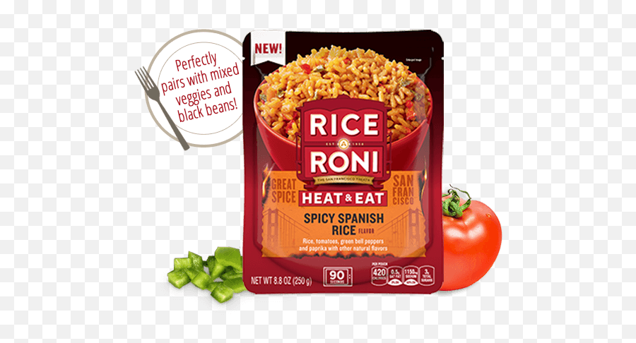 Spicy Spanish Heat U0026 Eat Rice Ricearonicom - Rice A Roni Heat And Eat Png,How To Make The Icon Bolder