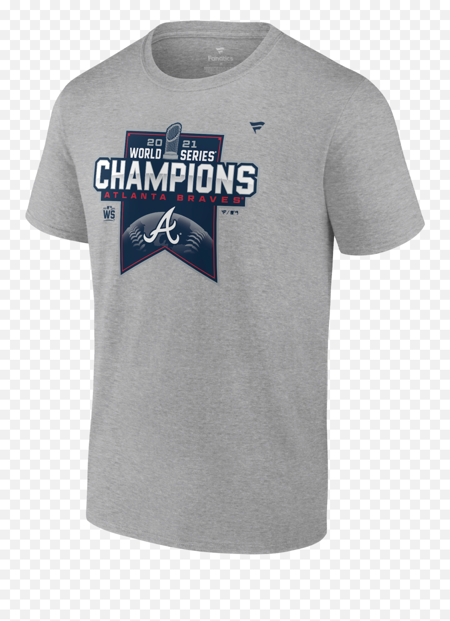 Fanatics Menu0027s Atlanta Braves 2021 World Series Champions Locker Room T - Shirt Atlanta Braves Shirt Png,Locker Room Icon