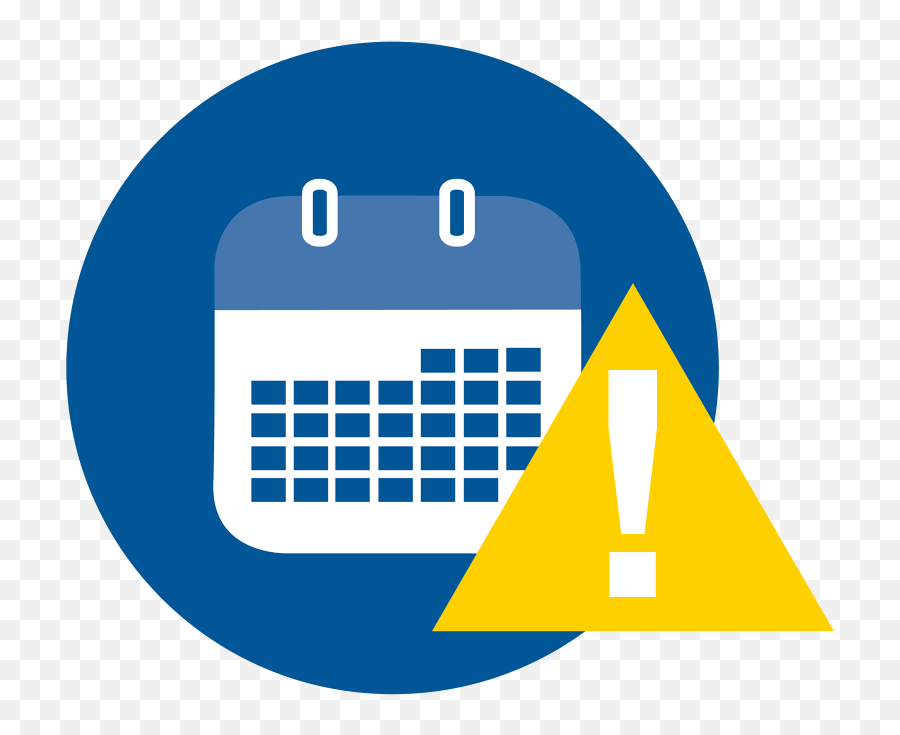 Download Abstract Submission Deadline - Blue Date Icon Png Blue Transparent Calendar Icon,Important Icon Png