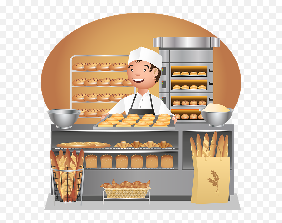 Free Photo Bakeru0027s Bakery Bread Bakeshop Baker Roll - Max Pixel Png,Bakery Cartoon Icon