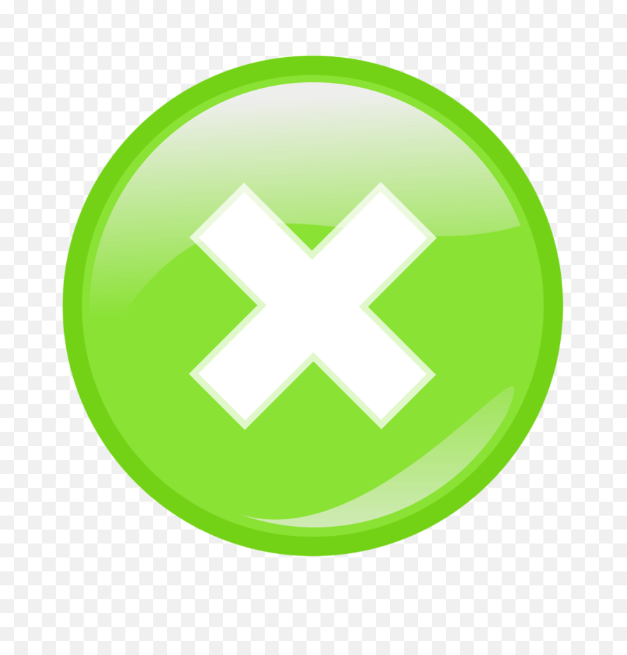 Close Icon Png Green Transparent - Croix Verte Logo,Close Icon Png