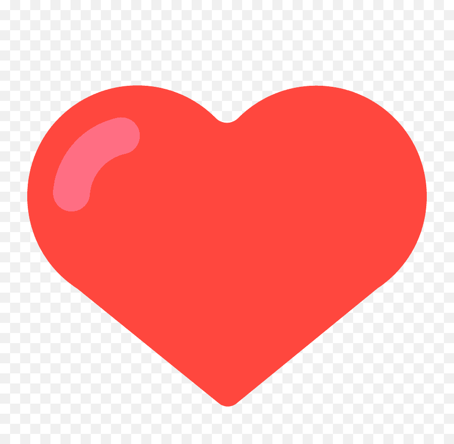 Facebook Heart Png 1 Image - Facebook Emoji Heart Transparent,Facebook Heart Png