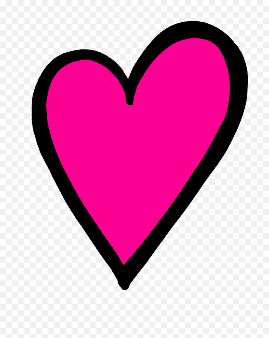Download Hot Pink Heart Transparent Image Hq Png - Transparent Background Pink Heart,Heart Image Png