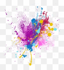 Color Smoke Png Transparent - Colour Splash Pink And Blue