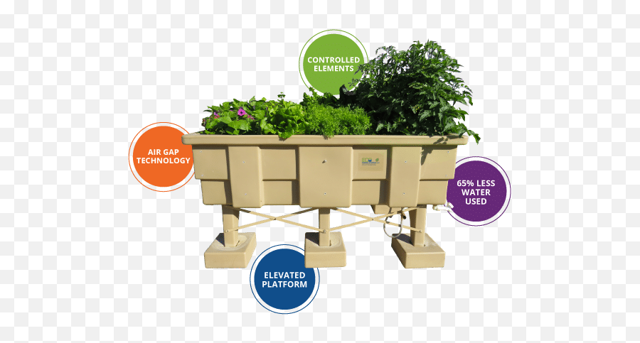 Raised Garden Bed Eco Friendly Gardening Systems - Ecogarden System Png,Flower Bed Png