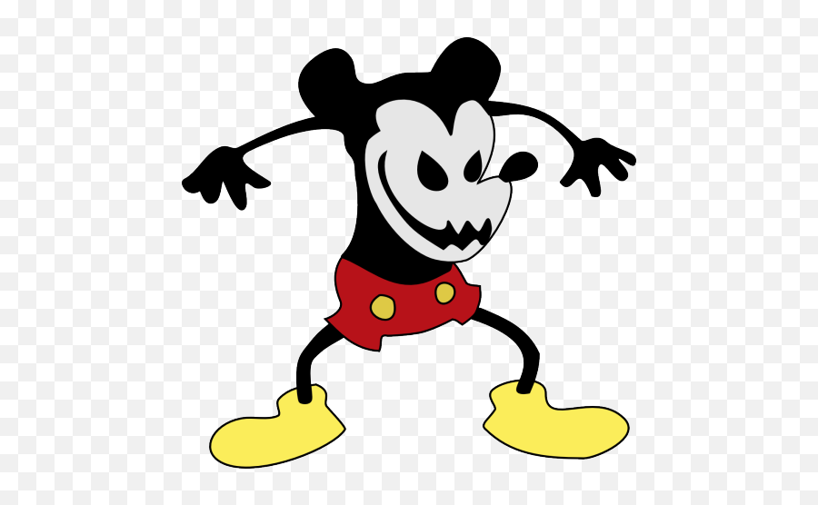 Download Evil Vector Mickey Mouse - Evil Mickey Mouse Png Evil Mickey Mouse Drawing,Mickey Mouse Png Images
