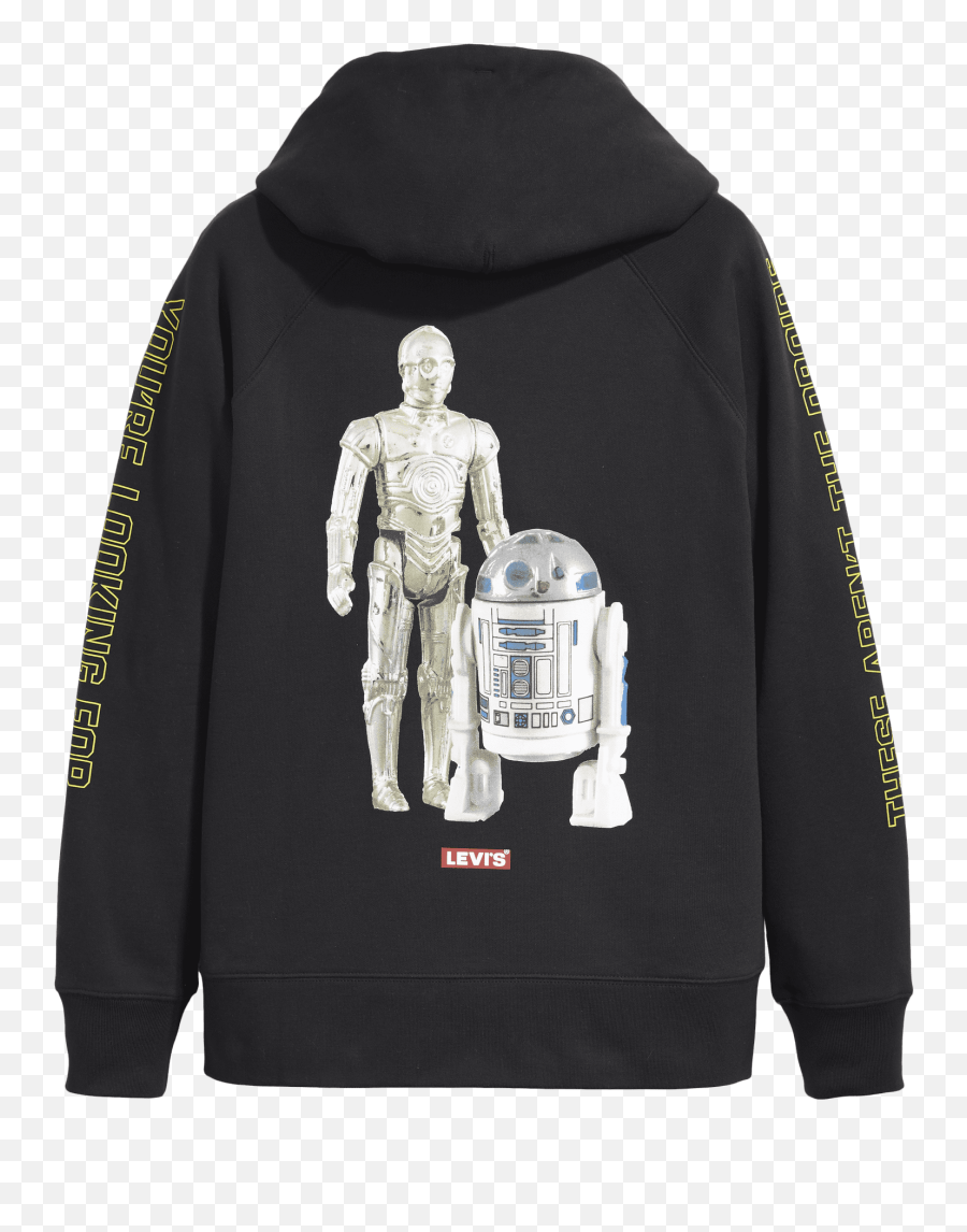 Leviu0027s X Star Wars R2 - D2 And C3po Hoodie This Leviu0027s X X Star Wars 2019 Png,C3po Png