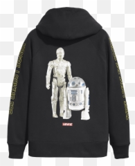 Leviu0027s X Star Wars R2 - D2 And C3po Hoodie This Leviu0027s X X Star Wars 2019 Png,C3po Png